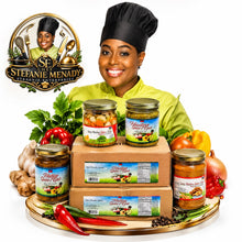 Load image into Gallery viewer, Hatian meat marinade and Regular Haitian Spice box of 6 for each (12 total)
