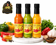 Load image into Gallery viewer, Hot sauce combo / sauce piquante set of 3
